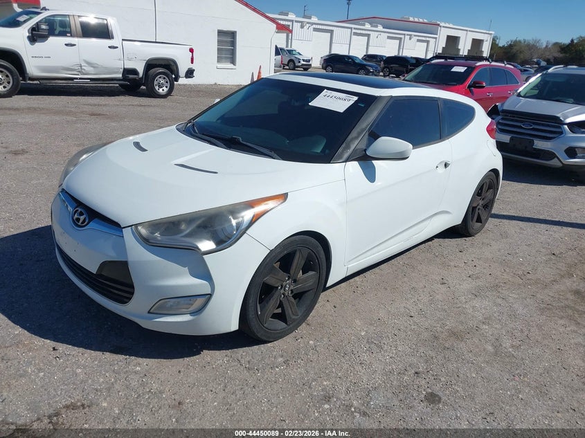 2012 Hyundai Veloster Base W/Red/Black