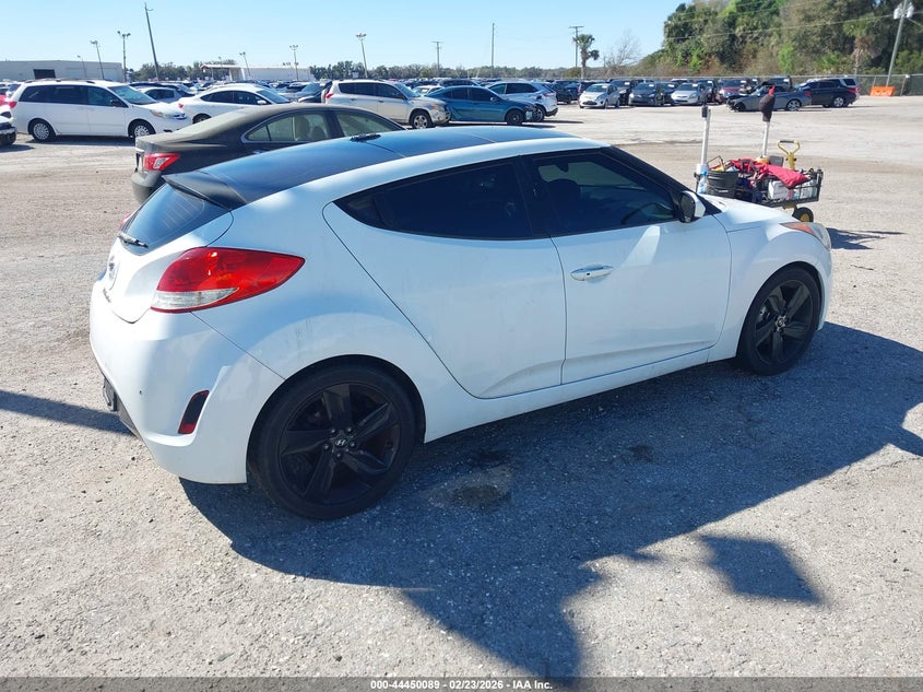 2012 Hyundai Veloster Base W/Red/Black