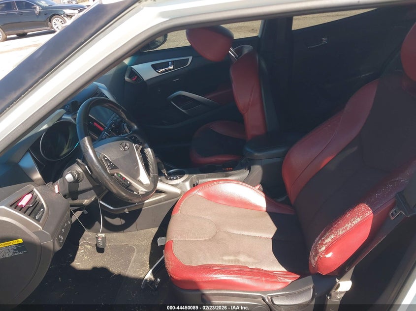 2012 Hyundai Veloster Base W/Red/Black