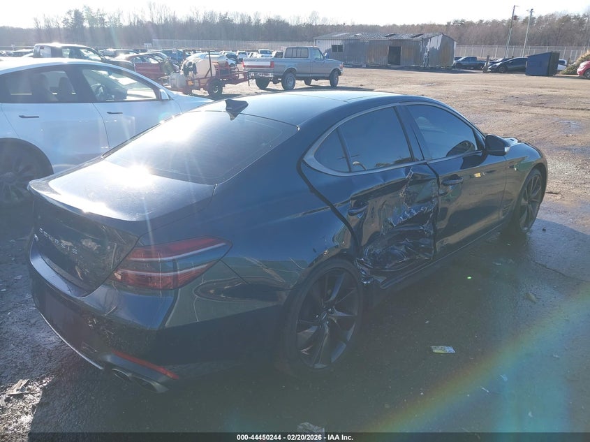 Vin: kmtg34ta1pu118449, lot: 44946910, genesis g70 2.0t rwd 20234