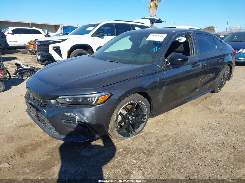 Vin: 2hgfe2f5xnh573969, lot: 44947027, honda civic sport 20222