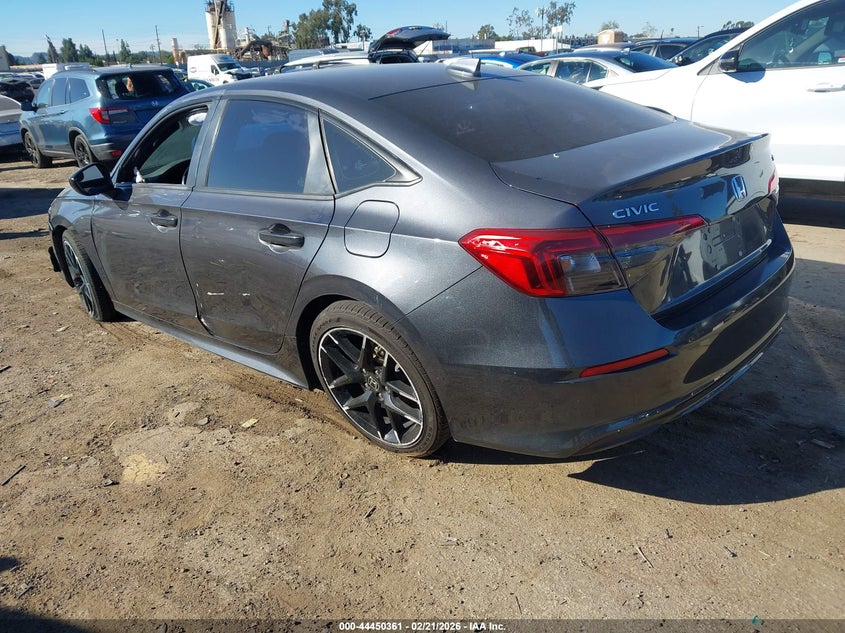 Vin: 2hgfe2f5xnh573969, lot: 44947027, honda civic sport 20223