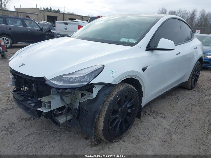 Vin: 5yjygdee1lf034237, lot: 44947234, tesla model y long range dual motor all-wheel drive 20202