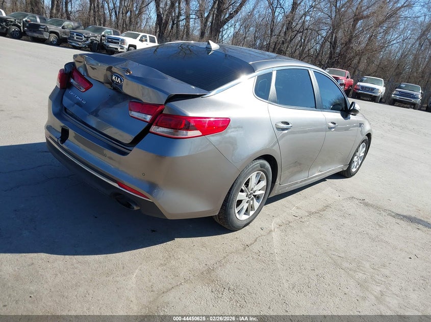 Vin: 5xxgt4l31jg204762, lot: 44947291, kia optima lx 20184
