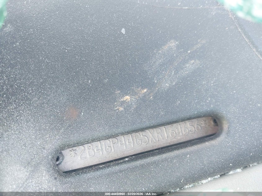 1999 Dodge Grand Caravan Se VIN: 2B4GP44G5XR164656 Lot: 44450968