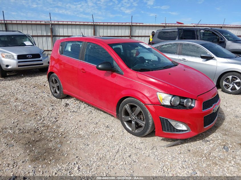 2013 Chevrolet Sonic Rs Auto