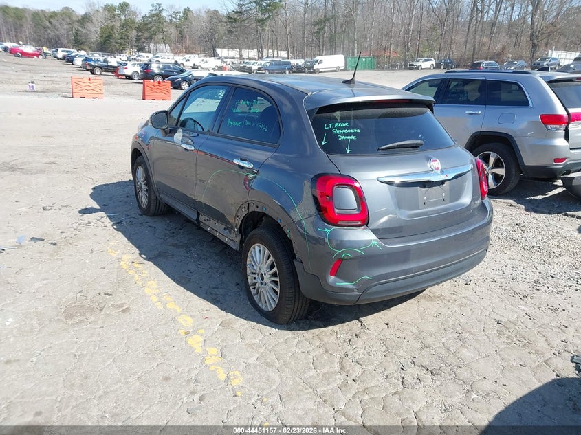 Vin: zfbnfya10kp773865, lot: 44947823, fiat 500x pop awd 20193