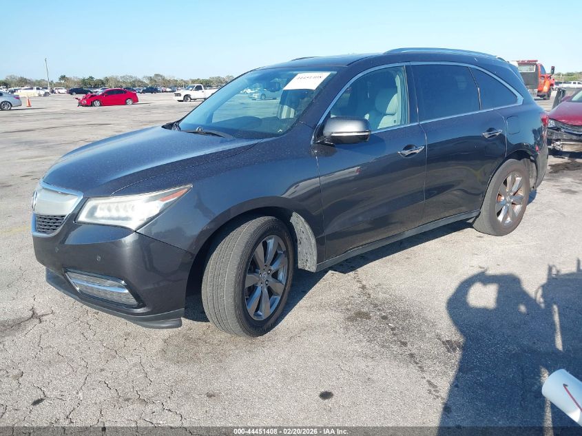 2014 Acura Mdx Advance Pkg W/Entertainment Pkg