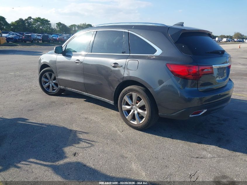 2014 Acura Mdx Advance Pkg W/Entertainment Pkg