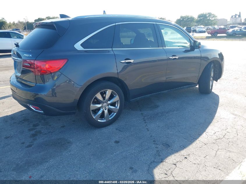2014 Acura Mdx Advance Pkg W/Entertainment Pkg