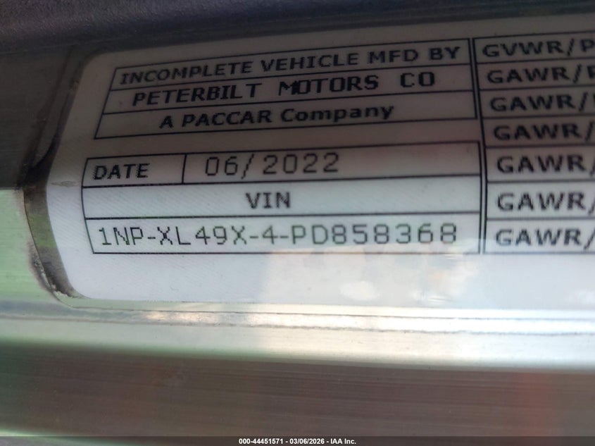 2023 OTHER PETERBILT 389 TRUCK N/A