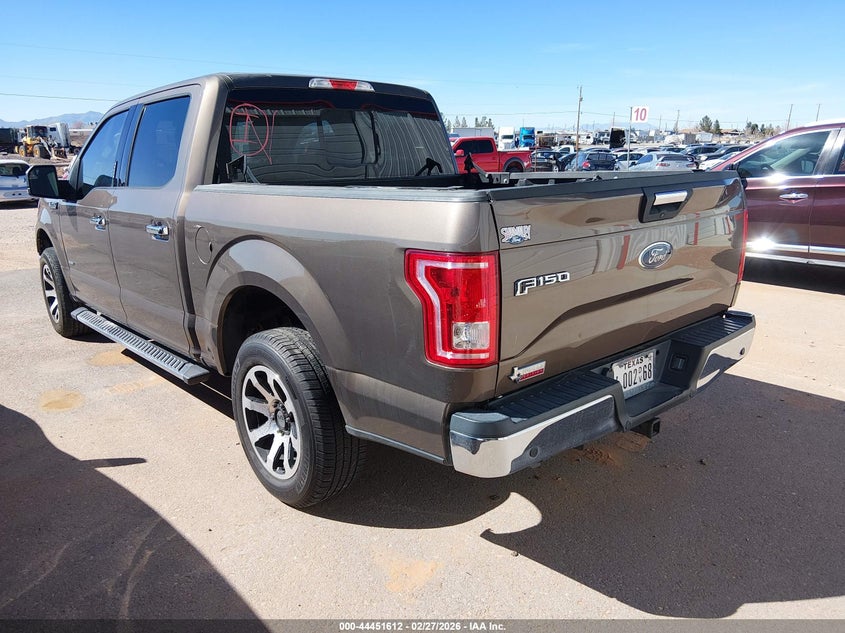 Vin: 1ftew1cgxgke65242, lot: 44948278, ford f-150 xlt 20163