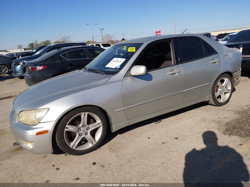 2001 LEXUS IS SEDAN 3.0L I-6 DOHC, VVT, 215HP