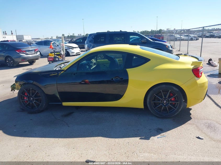 2017 Subaru Brz Series. Yellow VIN: JF1ZCAC16H9601242 Lot: 44451687