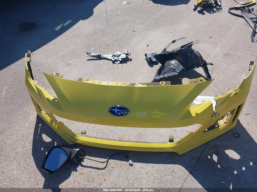 2017 Subaru Brz Series. Yellow VIN: JF1ZCAC16H9601242 Lot: 44451687