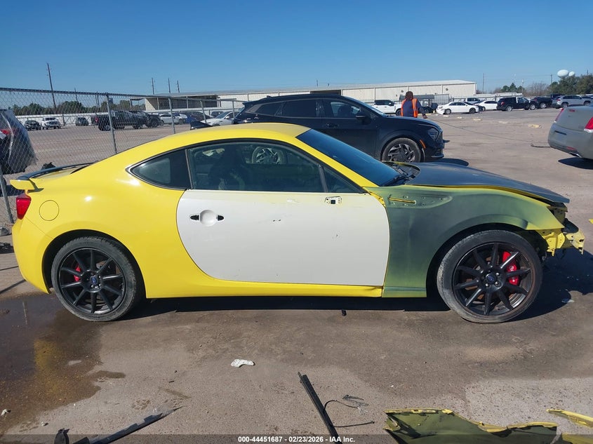 2017 Subaru Brz Series. Yellow VIN: JF1ZCAC16H9601242 Lot: 44451687