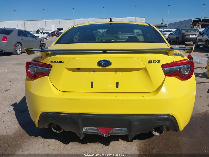 2017 Subaru Brz Series. Yellow VIN: JF1ZCAC16H9601242 Lot: 44451687