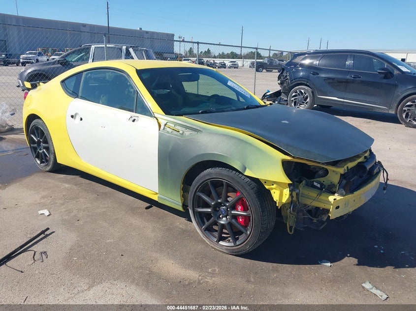 2017 Subaru Brz Series. Yellow