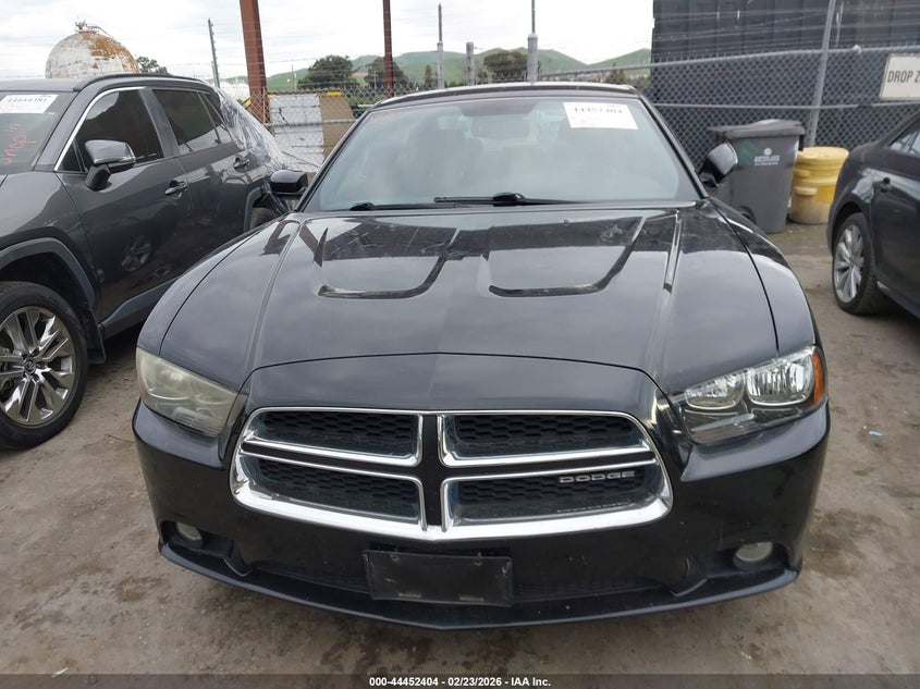 2C3CDXHG9CH174374 2012 Dodge Charger 3.6 Sxt black