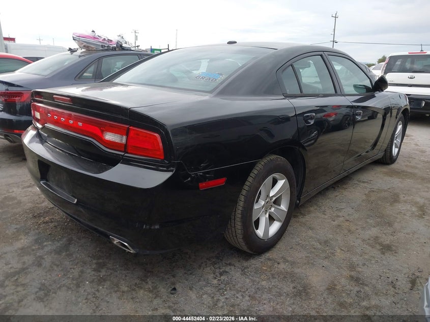 2012 Dodge Charger 3.6 Sxt black Lot 111044452404 Vin 2C3CDXHG9CH174374
