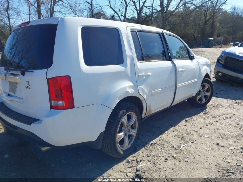 2012 Honda Pilot 3.5 Ex-L white Lot 111044452694 Vin 5FNYF3H60CB020315