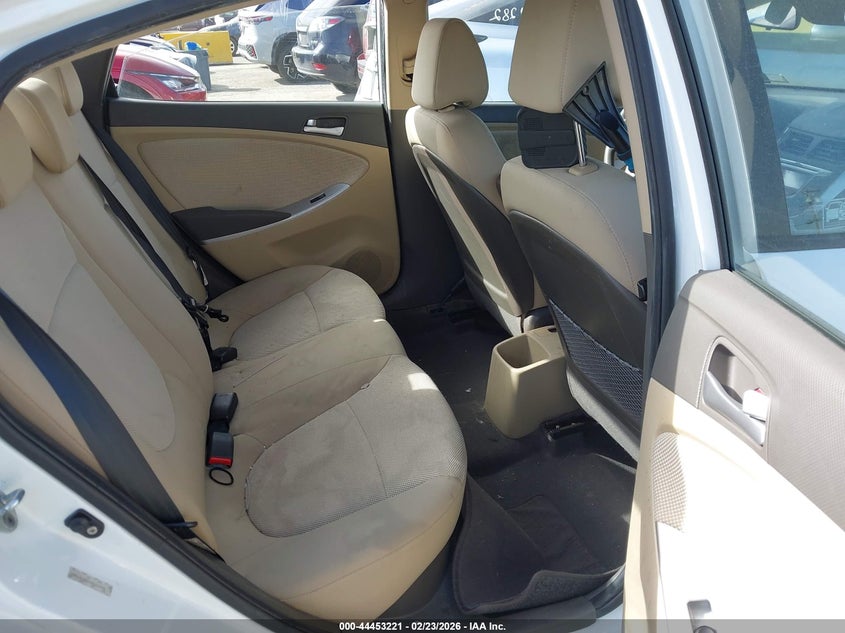 2012 Hyundai Accent 1.6 Gls white Lot 111044453221 Vin KMHCT4AE4CU222958