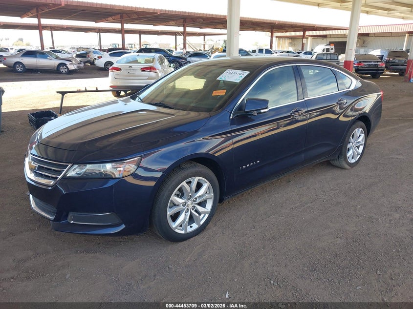 Vin: 2g1105s34h9191389, lot: 44950375, chevrolet impala 1lt 20172