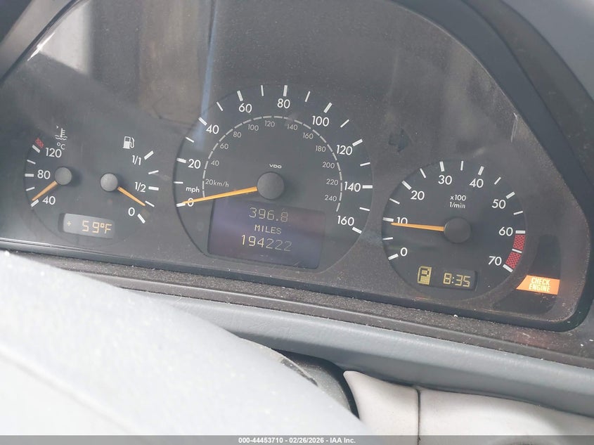 2000 Mercedes-Benz Clk 320 VIN: WDBLJ65G7YF132733 Lot: 44453710