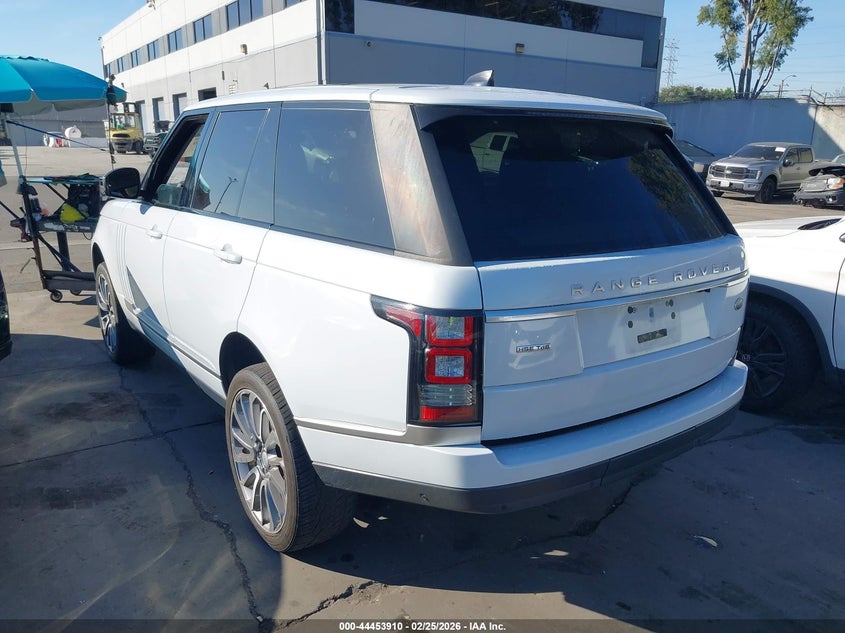 2017 Land Rover Range Rover 3.0L V6 Turbocharged Diesel Hse Td6