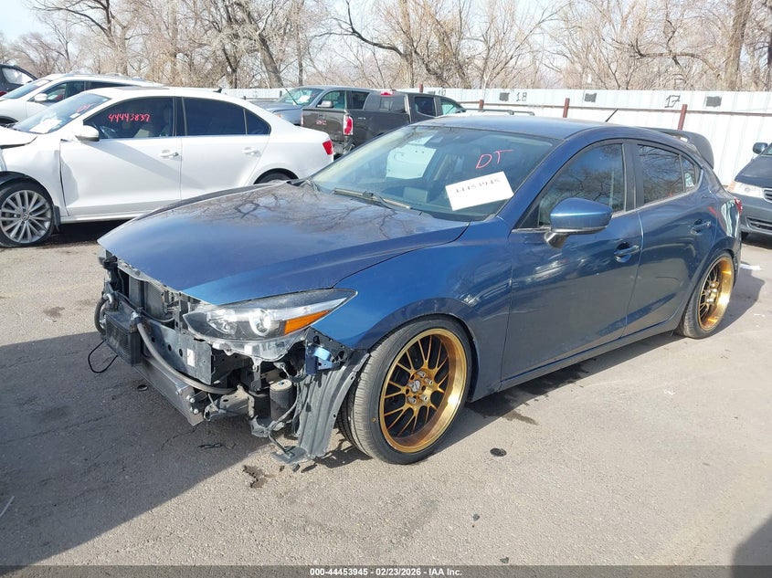 Vin: 3mzbn1l73hm108935, lot: 44950611, mazda mazda3 touring 20172