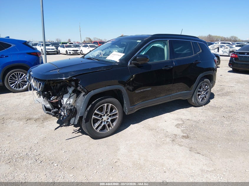 Vin: 3c4njcbb1ht693856, lot: 44950634, jeep new compass latitude fwd 20172