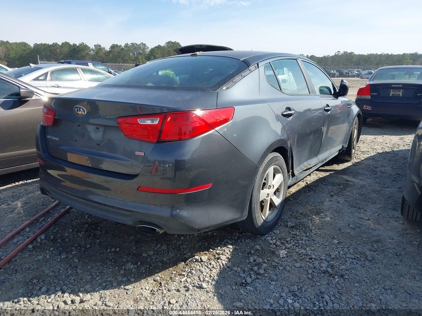 Vin: knagm4a79f5633711, lot: 44951071, kia optima lx 20154