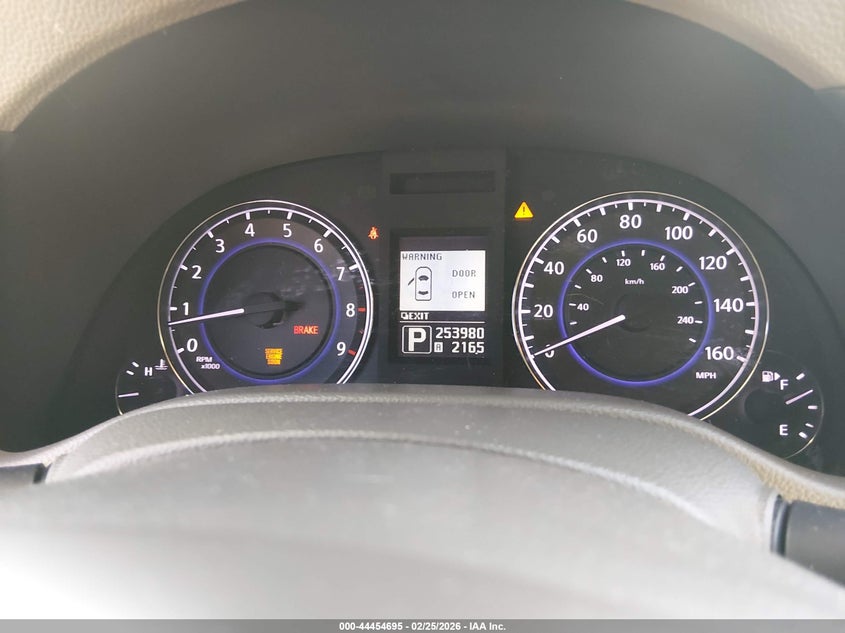 2012 INFINITI G37X auction photo 7