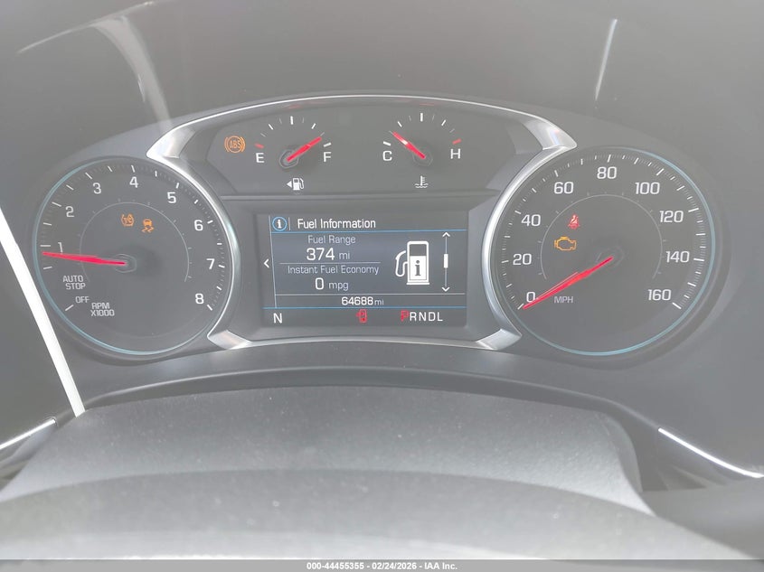 2019 Chevrolet Equinox Lt VIN: 3GNAXKEV2KS575297 Lot: 44455355