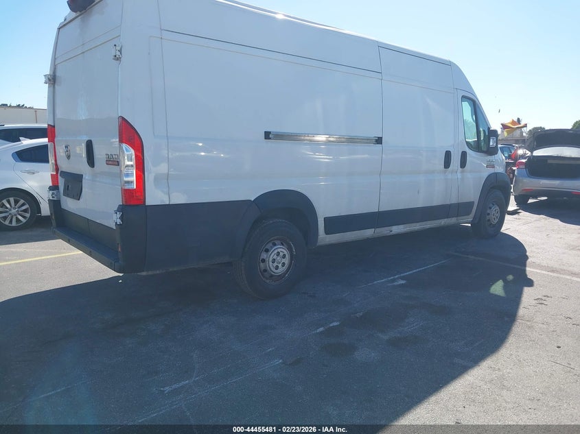 Vin: 3c6frvjg0me500320, lot: 44952147, ram promaster 3500 cargo van high roof 159 wb ext 20214