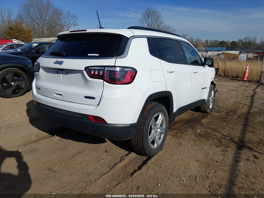 Vin: 3c4njdbnxpt561662, lot: 44952196, jeep compass latitude 4x4 20234