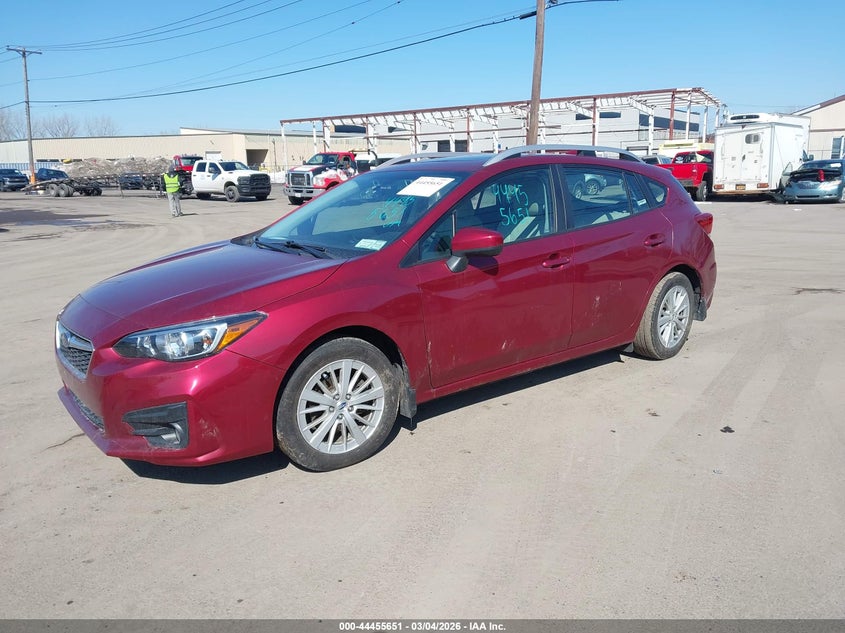 Vin: 4s3gtad64j3730228, lot: 44952317, subaru impreza 2.0i premium 20182