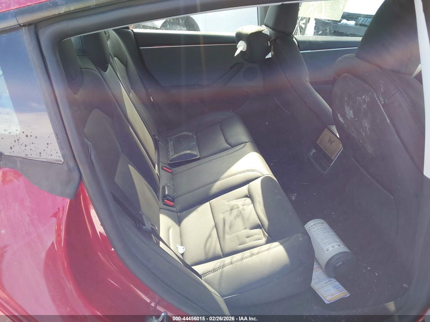 2025 Tesla Model 3 Long Range Rear-Wheel Drive/Standard Rear-Wheel Drive red Lot 111044456015 Vin 5YJ3E1EAXSF018936