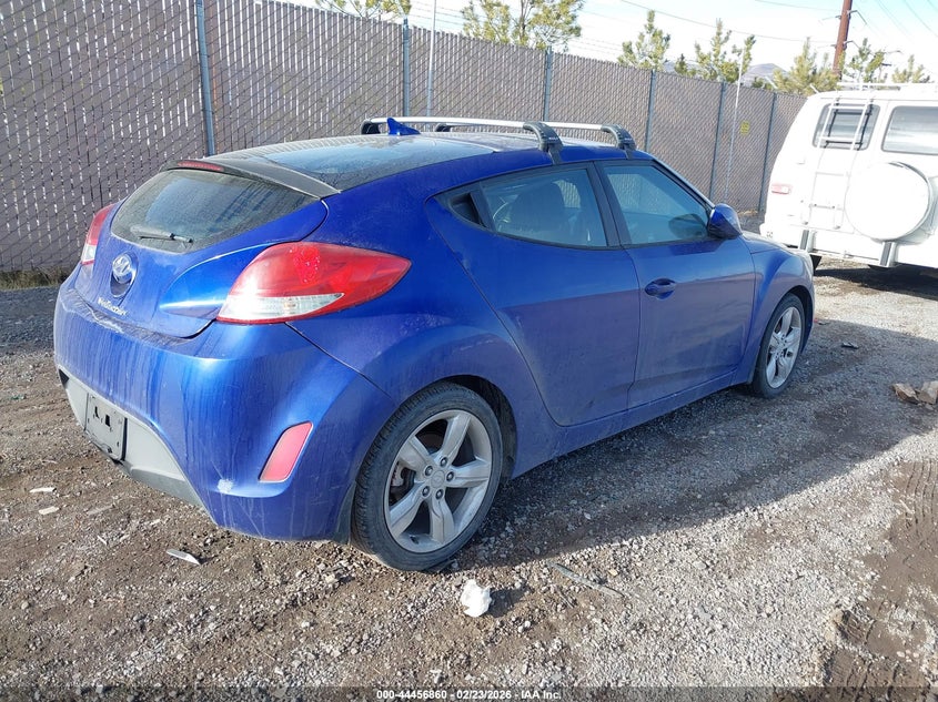 2012 Hyundai Veloster Base W/Black