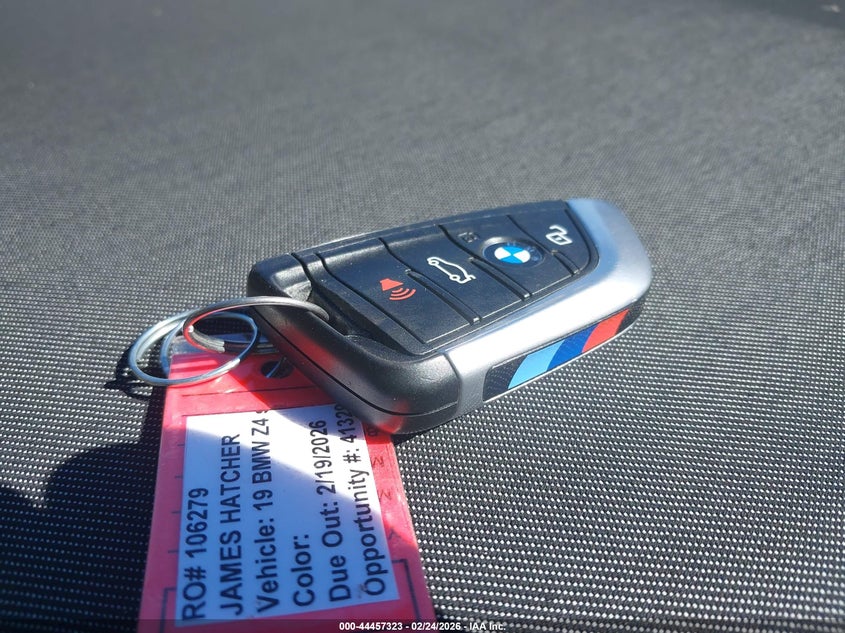 2019 BMW Z4 Sdrive30I VIN: WBAHF3C5XKWW39803 Lot: 44457323