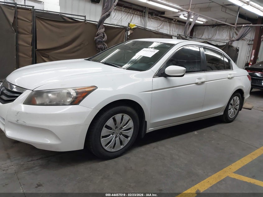 2012 Honda Accord 2.4 2.4 Lx red Lot 111044457519 Vin 1HGCP2E35CA139175