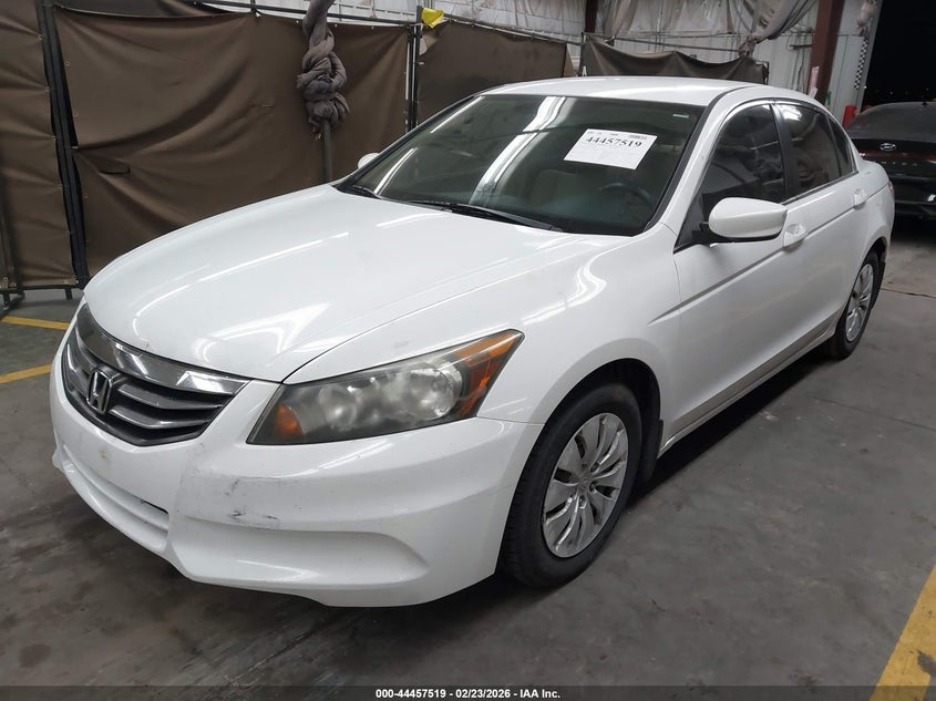 2012 Honda Accord 2.4 2.4 Lx red Lot 111044457519 Vin 1HGCP2E35CA139175