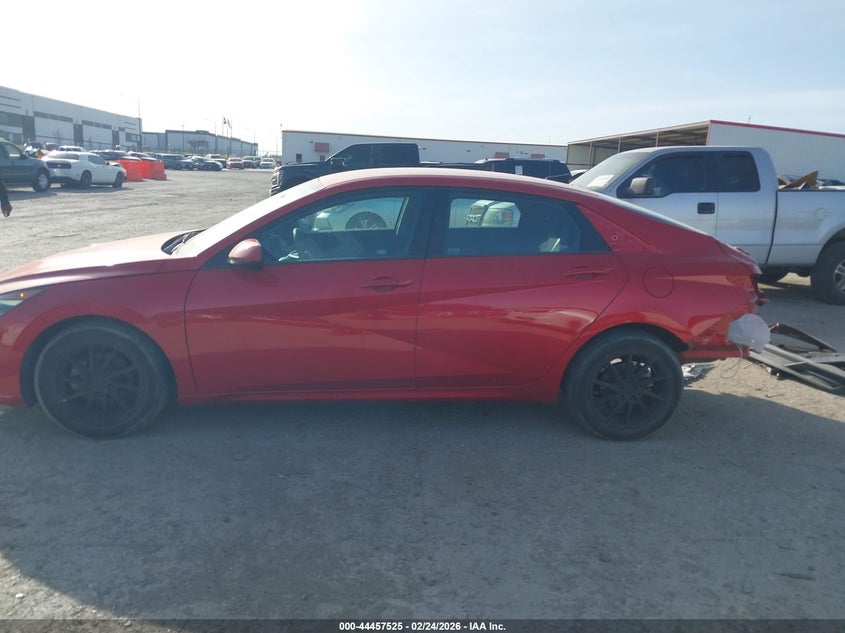 VIN 5NPLM4AG4NH076545 2022 HYUNDAI ELANTRA SEL