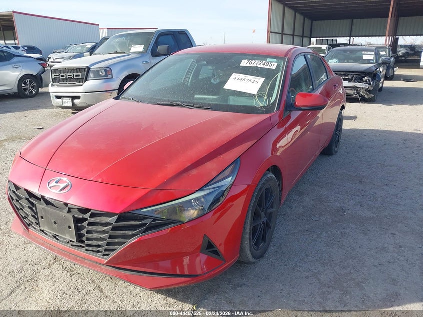 VIN 5NPLM4AG4NH076545 2022 HYUNDAI ELANTRA SEL