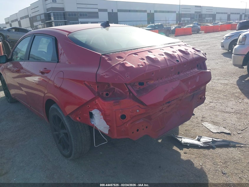 VIN 5NPLM4AG4NH076545 2022 HYUNDAI ELANTRA SEL