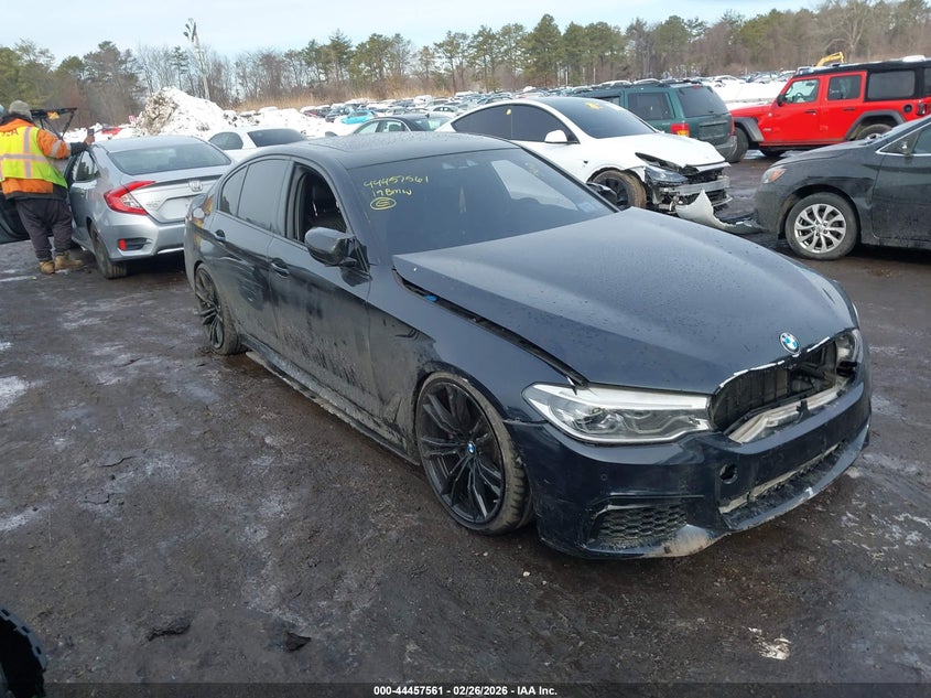 2019 BMW 5er 4.4 M550I xDrive black Lot 111044457561 Vin WBAJB9C59KB287904
