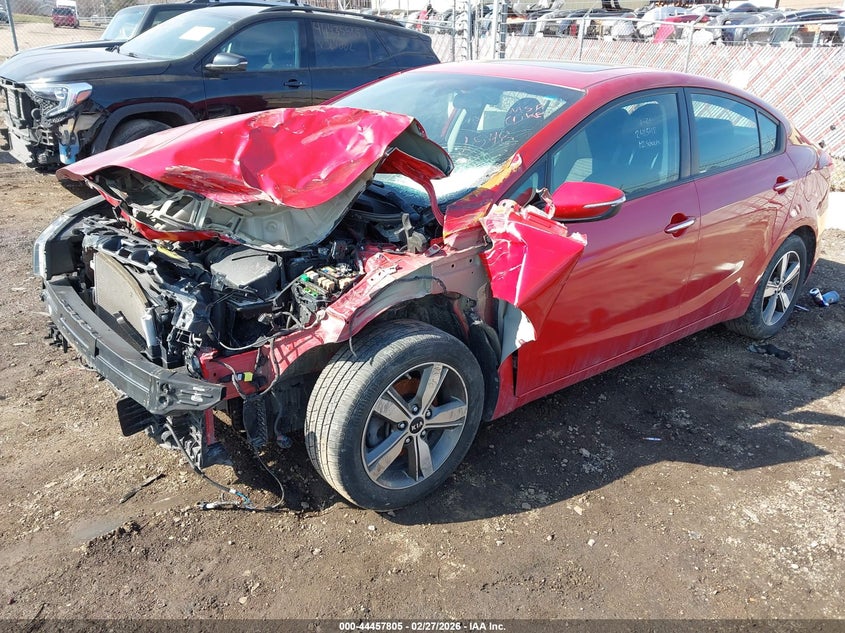 Vin: 3kpfl4a75je241548, lot: 44954471, kia forte s 20182