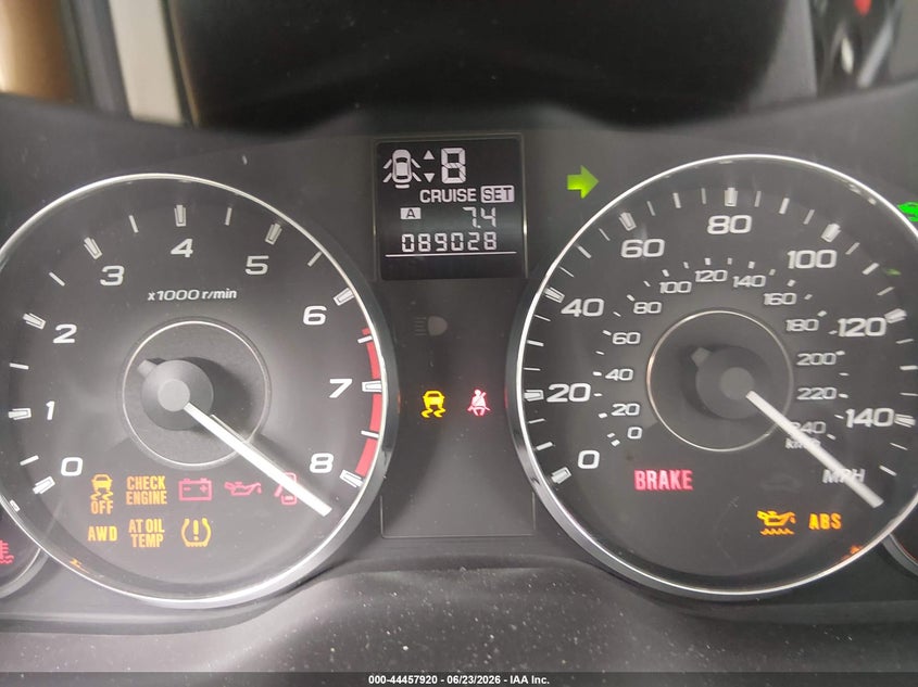 2011 SUBARU OUTBACK auction photo 7