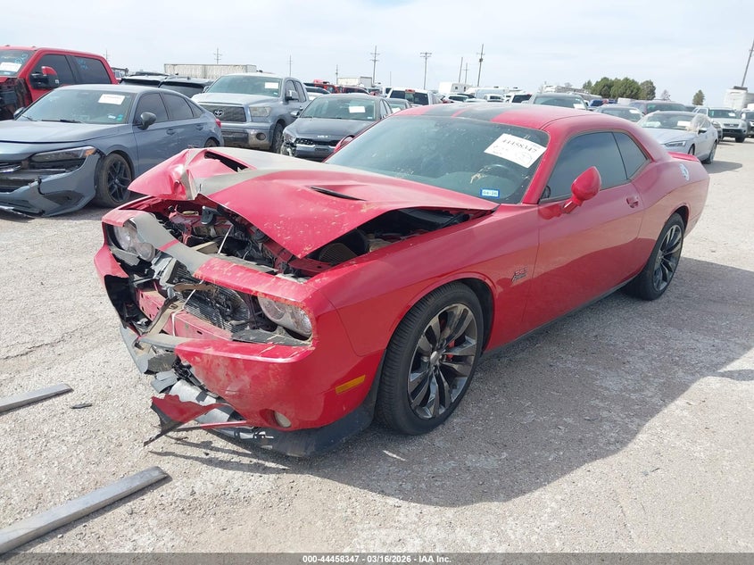 Vin: 2c3cdycj0dh566010, lot: 44955013, dodge challenger srt8 20132