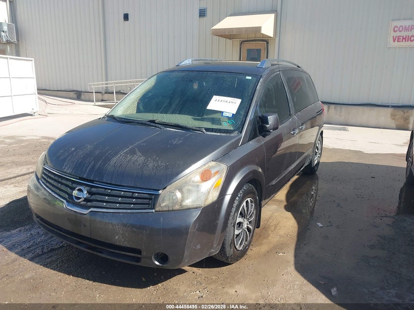 2007 Nissan Quest 3.5 S VIN: 5N1BV28U37N113852 Lot: 44458495